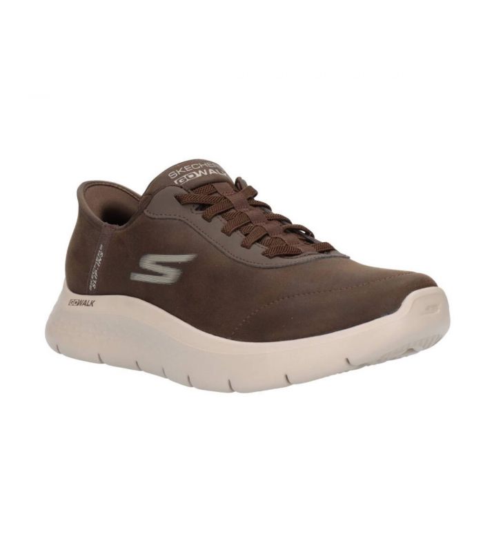 Compra online Zapatillas Skechers Slip-ins: GO WALK Flex Smooth Motion Hombre Marrón en oferta al mejor precio