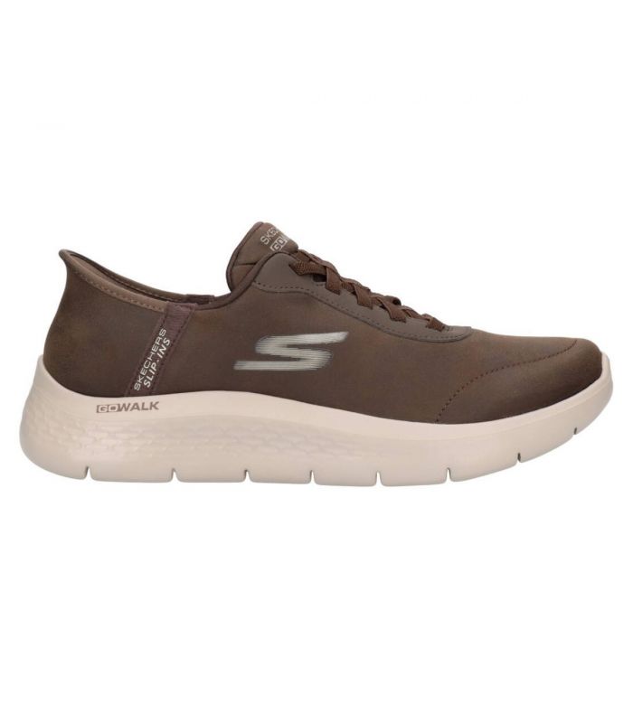 Compra online Zapatillas Skechers Slip-ins: GO WALK Flex Smooth Motion Hombre Marrón en oferta al mejor precio