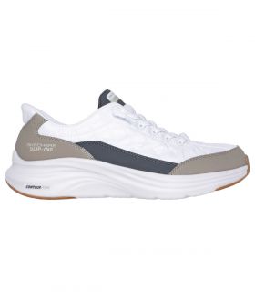 Zapatillas Skechers Slip-ins: Contour Foam - Cozy Fit Hombre Blanco