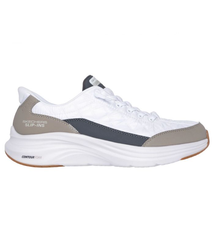 Compra online Zapatillas Skechers Slip-ins: Contour Foam - Cozy Fit Hombre Blanco en oferta al mejor precio