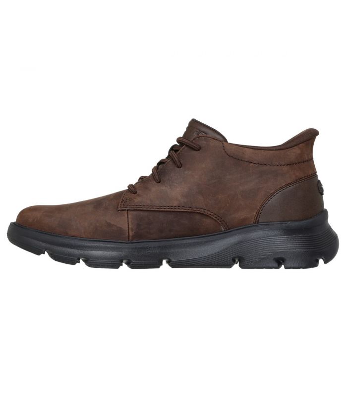 Compra online Botas Skechers Slip ins Relaxed Fit Arch Fit Garza Ridley Hombre Cocoa en oferta al mejor precio
