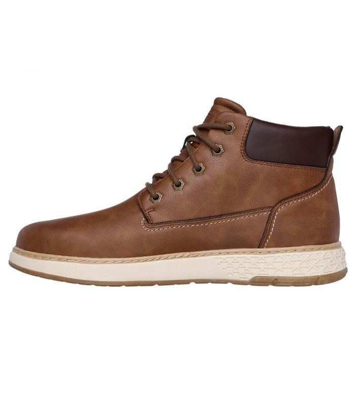 Compra online Botas Skechers Relaxed Fit Garlan Deno Hombre Marron en oferta al mejor precio