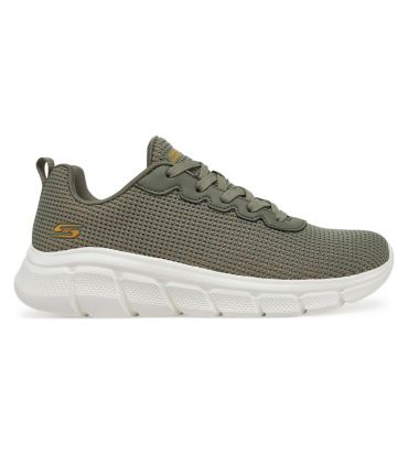 Zapatillas Skechers BOBS Sport B Flex Visionary Essence Mujer Oliva