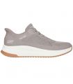 Compra online Zapatillas Skechers Slip ins BOBS Squad 4 Mujer Taupe en oferta al mejor precio
