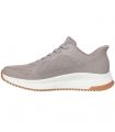 Compra online Zapatillas Skechers Slip ins BOBS Squad 4 Mujer Taupe en oferta al mejor precio