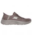 Compra online Zapatillas Skechers Slip ins GO WALK Flex Mali Mujer Marron en oferta al mejor precio