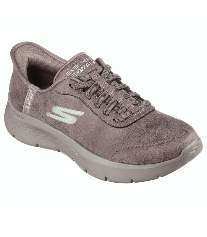 Compra online Zapatillas Skechers Slip ins GO WALK Flex Mali Mujer Marron en oferta al mejor precio