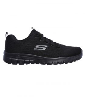 Zapatillas Skechers Graceful Get Connected Mujer Black