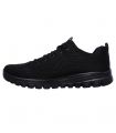 Compra online Zapatillas Skechers Graceful Get Connected Mujer Black en oferta al mejor precio