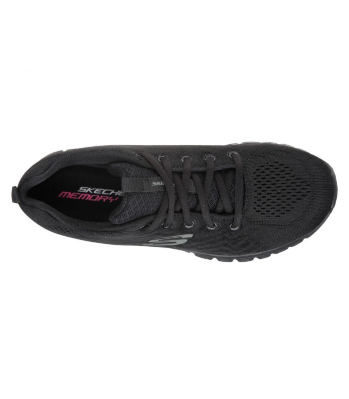 Compra online Zapatillas Skechers Graceful Get Connected Mujer Black en oferta al mejor precio