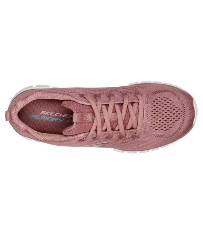 Compra online Zapatillas Skechers Graceful Get Connected Mujer Mauve en oferta al mejor precio