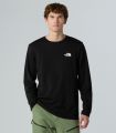 Compra online Camiseta de manga larga The North Face Simple Dome Hombre TNF Black en oferta al mejor precio