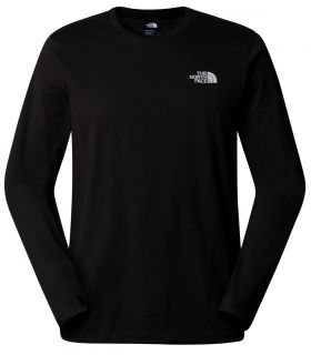 Camiseta de manga larga The North Face Simple Dome Hombre TNF Black