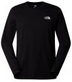 Compra online Camiseta de manga larga The North Face Simple Dome Hombre TNF Black en oferta al mejor precio