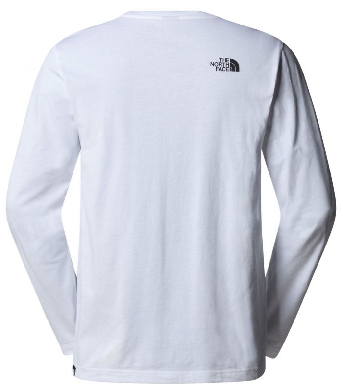Compra online Camiseta de manga larga The North Face Simple Dome Hombre TNF White en oferta al mejor precio