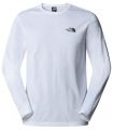 Compra online Camiseta de manga larga The North Face Simple Dome Hombre TNF White en oferta al mejor precio