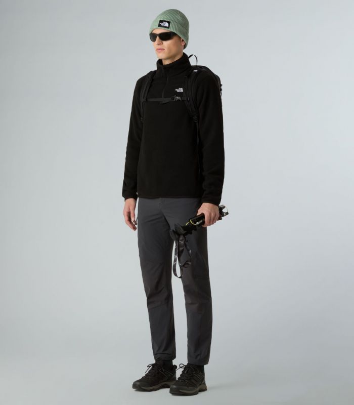 Compra online Forro polar con cremallera de 1/4 The North Face Glacier Hombre TNF Black en oferta al mejor precio