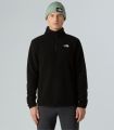 Compra online Forro polar con cremallera de 1/4 The North Face Glacier Hombre TNF Black en oferta al mejor precio