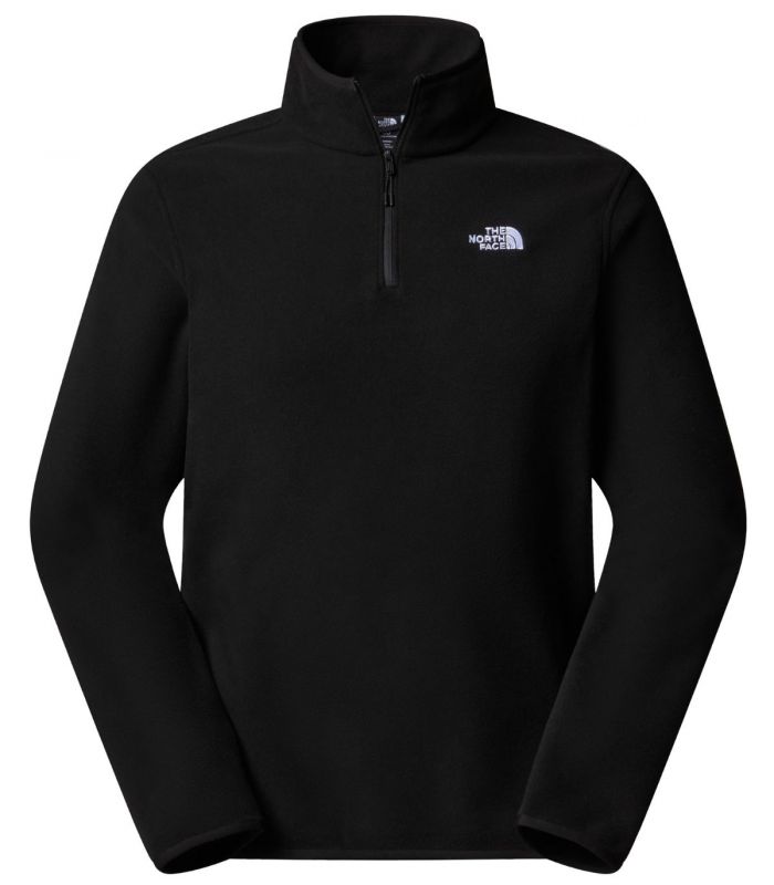 Compra online Forro polar con cremallera de 1/4 The North Face Glacier Hombre TNF Black en oferta al mejor precio