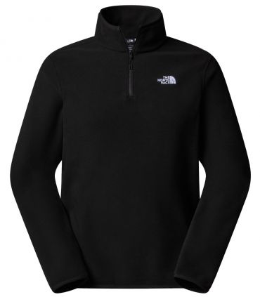 Forro polar con cremallera de 1/4 The North Face Glacier Hombre TNF Black
