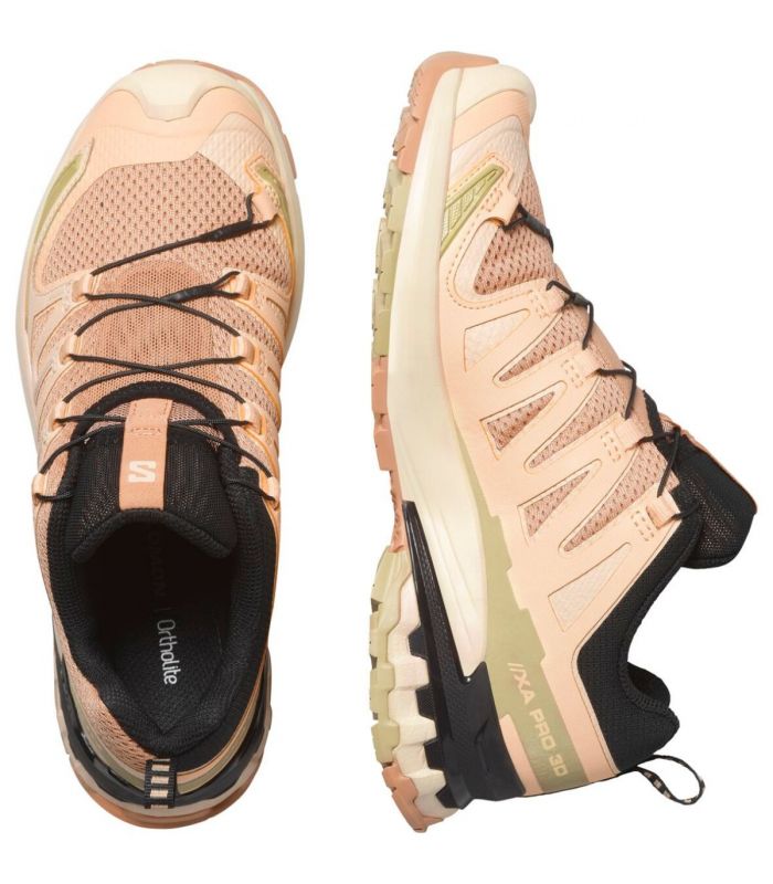 Compra online Zapatillas Salomon Xa Pro 3D V9 Mujer Cork Peach en oferta al mejor precio