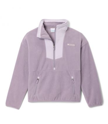 Forro Polar Columbia Sequoia Grove Half Zip Niños Shale Purple