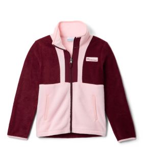 Chaqueta Columbia Back Bow II Full Zip Fleece Niños Rich Wine