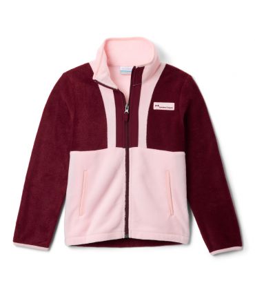 Chaqueta Columbia Back Bow II Full Zip Fleece Niños Rich Wine