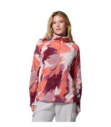 Forro Columbia Glacial IV Print 1/2 Zip Mujer Snowflight