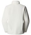 Compra online Forro polar con cremallera de 1/4 The North Face Glacier Mujer White Dune en oferta al mejor precio