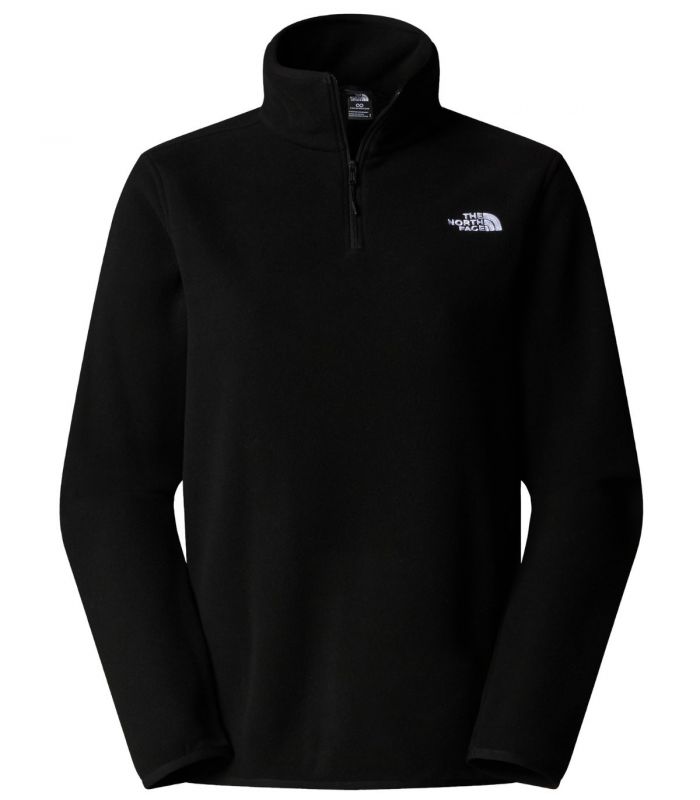 Compra online Forro polar con cremallera de 1/4 The North Face Glacier Mujer TNF Black en oferta al mejor precio