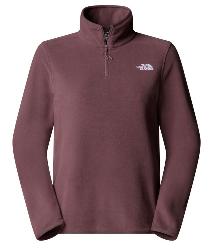 Compra online Forro polar con cremallera de 1/4 The North Face Glacier Mujer Tawny Quartz en oferta al mejor precio