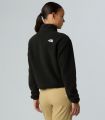 Compra online Forro Polar The North Face Glacier Fleece 1/2 Zip Short Mujer TNF Black en oferta al mejor precio