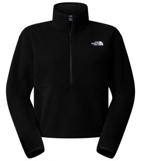 Forro Polar The North Face Glacier Fleece 1/2 Zip Short Mujer TNF Black