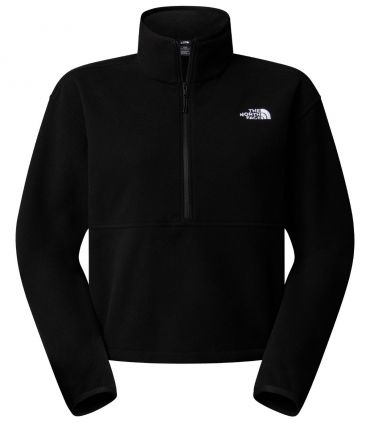 Forro Polar The North Face Glacier Fleece 1/2 Zip Short Mujer TNF Black