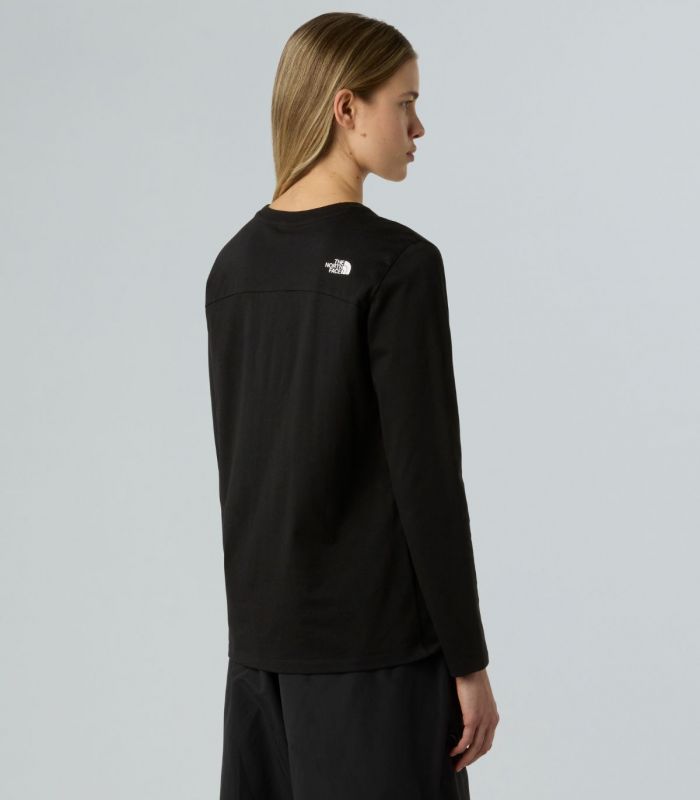 Compra online Camiseta de manga larga The North Face Simple Dome Mujer TNF Black en oferta al mejor precio