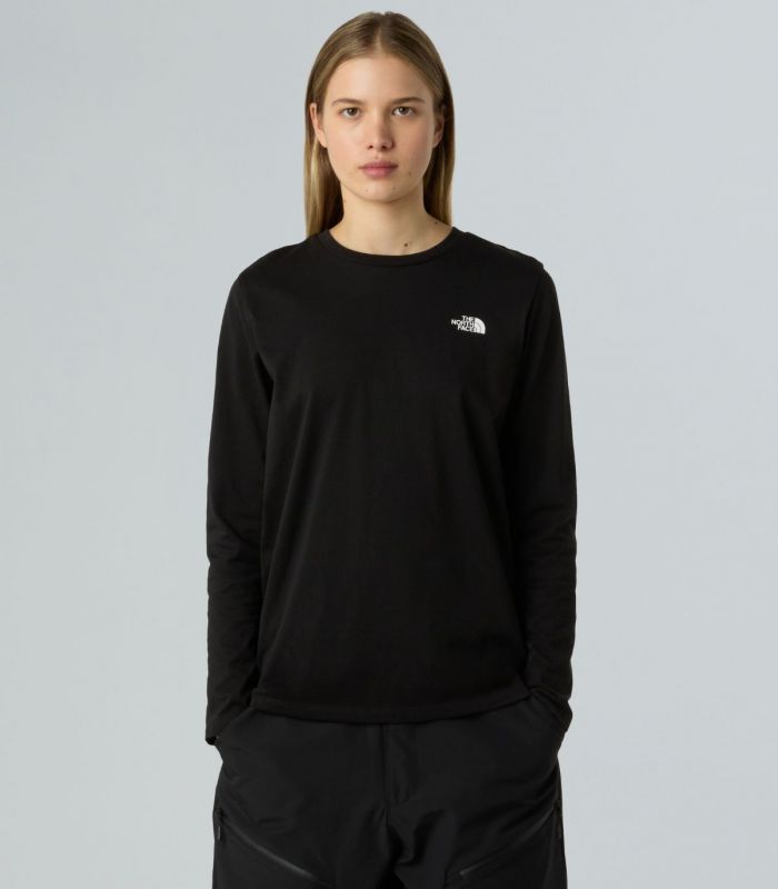 Compra online Camiseta de manga larga The North Face Simple Dome Mujer TNF Black en oferta al mejor precio