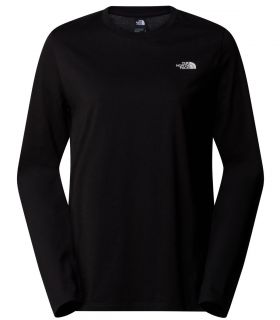 Camiseta de manga larga The North Face Simple Dome Mujer TNF Black