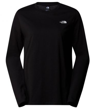 Camiseta de manga larga The North Face Simple Dome Mujer TNF Black
