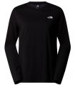 Compra online Camiseta de manga larga The North Face Simple Dome Mujer TNF Black en oferta al mejor precio
