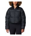 Compra online Chaqueta Columbia Puffect II Cropped Mujer Black en oferta al mejor precio