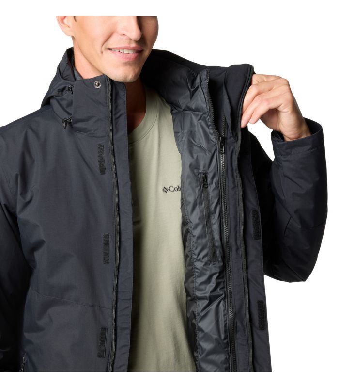 Compra online Chaqueta Columbia Element Blocke III Interchange Hombre Black en oferta al mejor precio