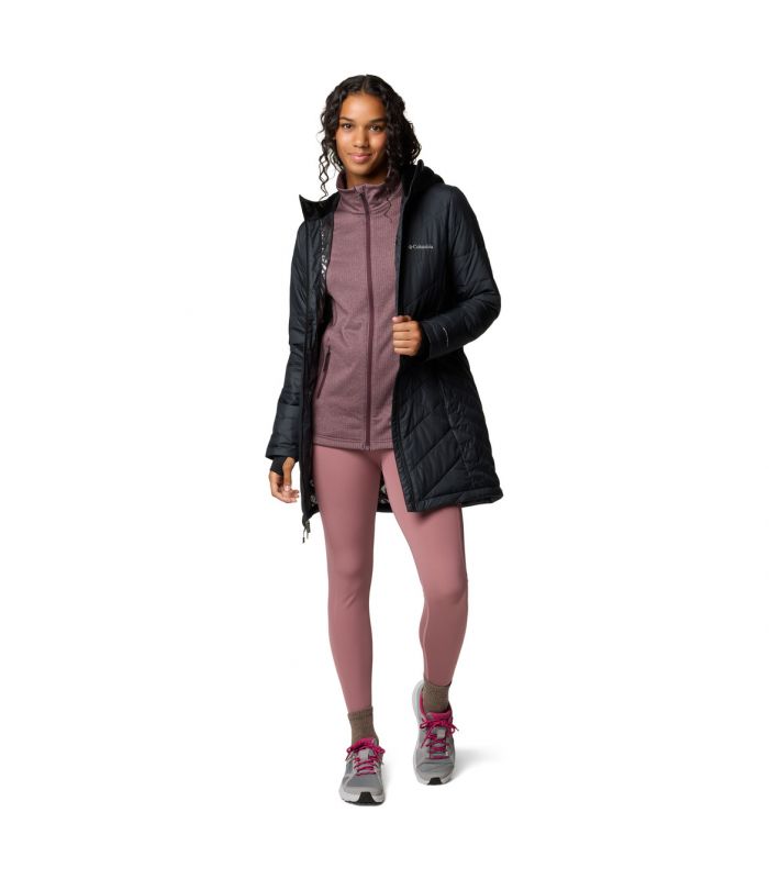 Compra online Chaqueta Columbia Heavenly Long Hooded Mujer Black en oferta al mejor precio