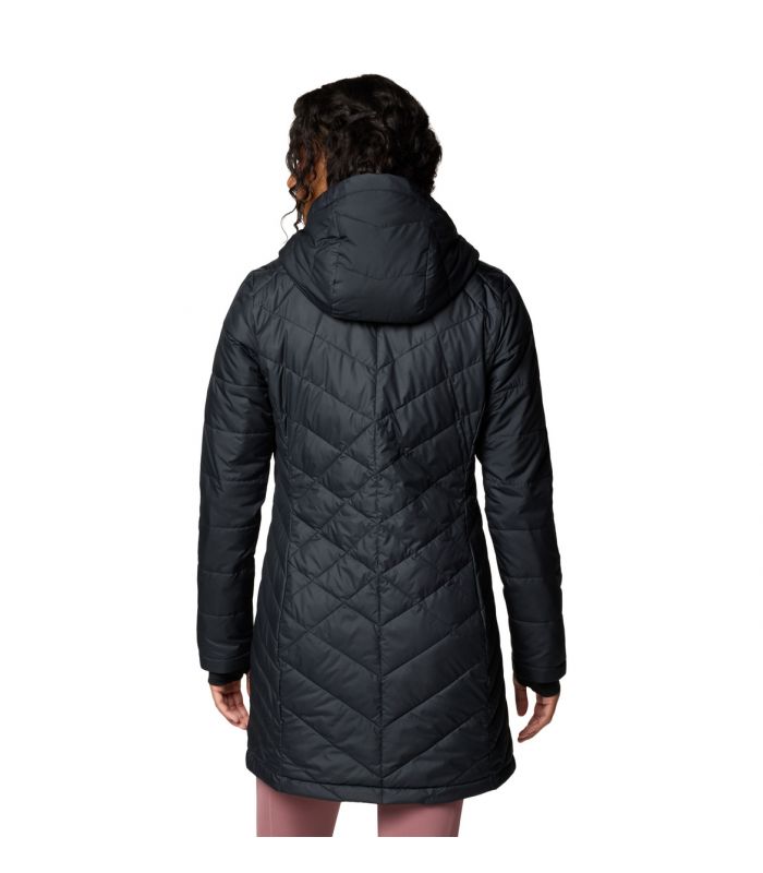 Compra online Chaqueta Columbia Heavenly Long Hooded Mujer Black en oferta al mejor precio