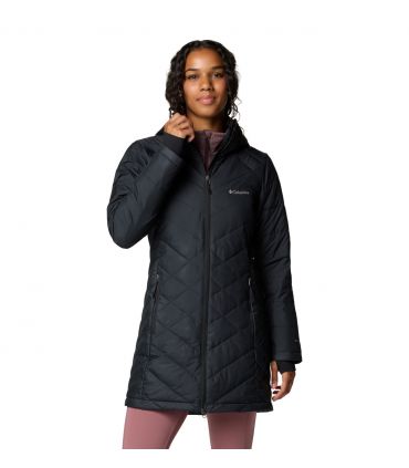 Chaqueta Columbia Heavenly Long Hooded Mujer Black