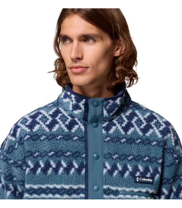 Compra online Forro polar Columbia Helvetia II Printed Hombre Everblue en oferta al mejor precio