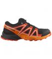Compra online Zapatillas Salomon Speedcross J Niños Black Cherry Tomato en oferta al mejor precio