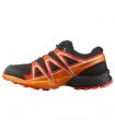 Compra online Zapatillas Salomon Speedcross J Niños Black Cherry Tomato en oferta al mejor precio