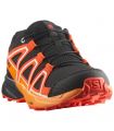 Compra online Zapatillas Salomon Speedcross J Niños Black Cherry Tomato en oferta al mejor precio