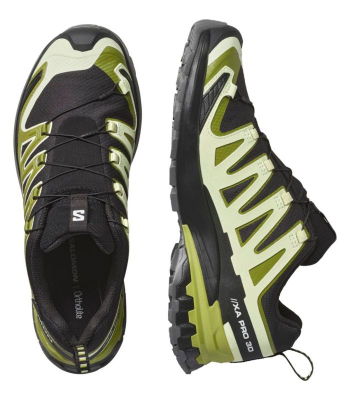 Compra online Zaptillas Salomon Xa Pro 3D V9 Gtx Hombre Black Lime en oferta al mejor precio